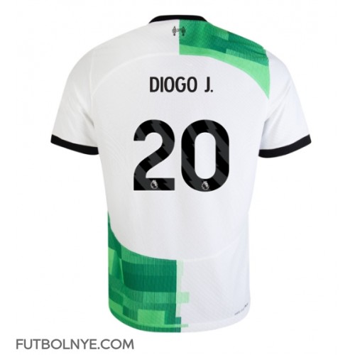 Camiseta Liverpool Diogo Jota #20 Visitante Equipación 2023-24 manga corta